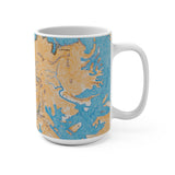 Maupeo and Angosta (set in Chile): 15oz mug