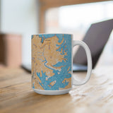 Maupeo and Angosta (set in Chile): 15oz mug
