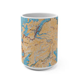 Maupeo and Angosta (set in Chile): 15oz mug