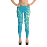 Kellington (set in US): Leggings Lime/Teal