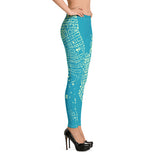 Kellington (set in US): Leggings Lime/Teal