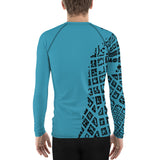Port Lettendorp (set in South Africa): Men's long-sleeve Athletic Shirt Blue