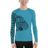 Port Lettendorp (set in South Africa): Men's long-sleeve Athletic Shirt Blue