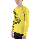 Port Lettendorp (set in South Africa): Men's long-sleeve Athletic Shirt Yellow