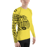 Port Lettendorp (set in South Africa): Men's long-sleeve Athletic Shirt Yellow