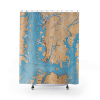 Maupeo and Angosta (set in Chile): Shower Curtain