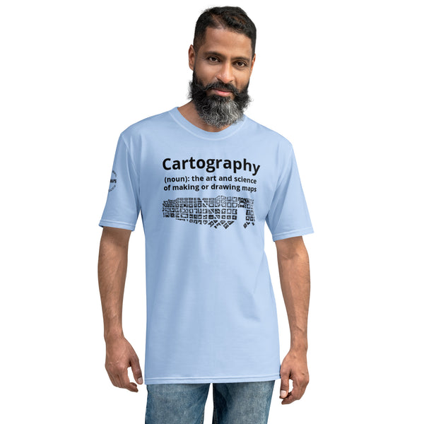 Cartography: Men's t-shirt