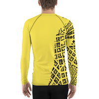 Port Lettendorp (set in South Africa): Men's long-sleeve Athletic Shirt Yellow