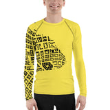 Port Lettendorp (set in South Africa): Men's long-sleeve Athletic Shirt Yellow